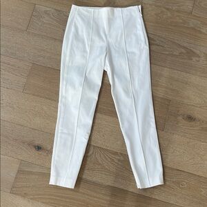 Theory White Trousers. Lots of stretch! Very comfortable .